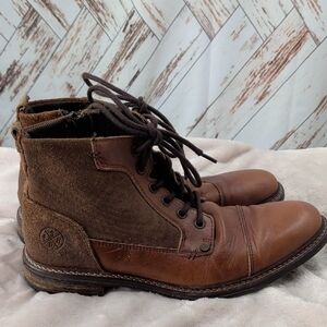 Captoe Leather Ankle boots